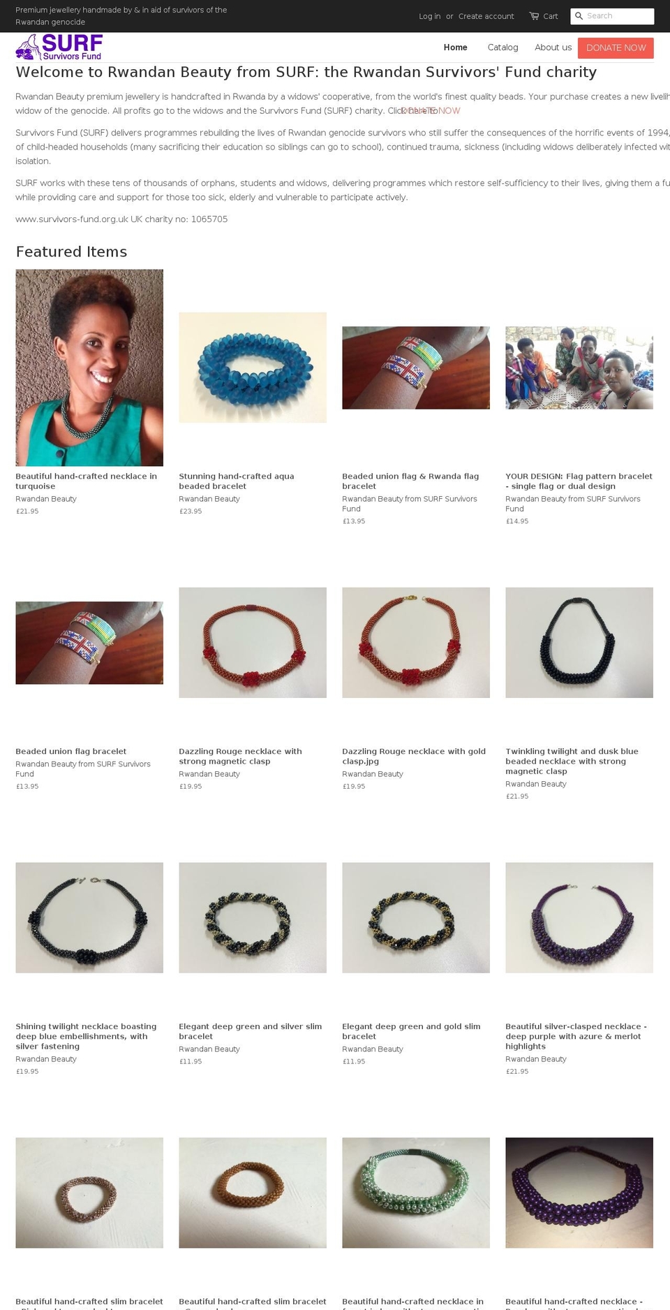 rwandanbeauty.com shopify website screenshot