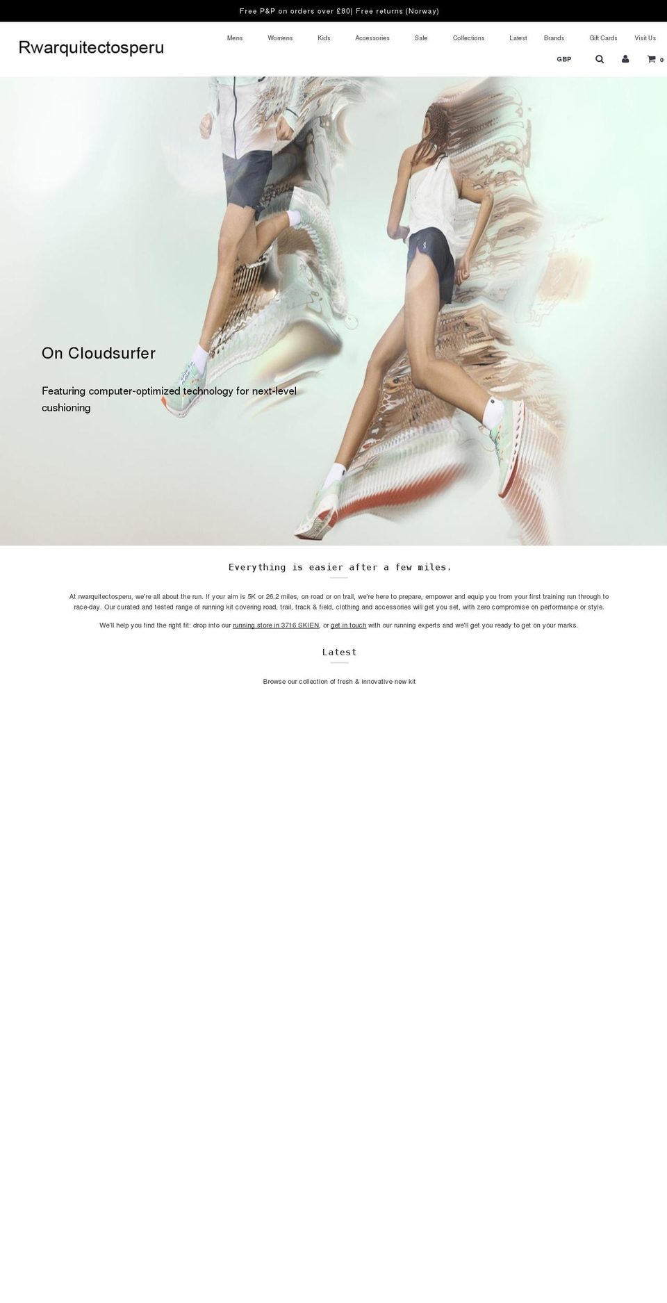 rwarquitectosperu.com shopify website screenshot