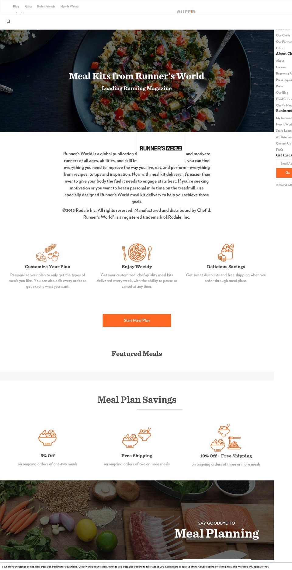rwchefd.com — Shopify storefront screenshot