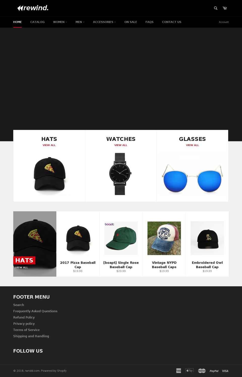 rwndd.com — Shopify storefront screenshot