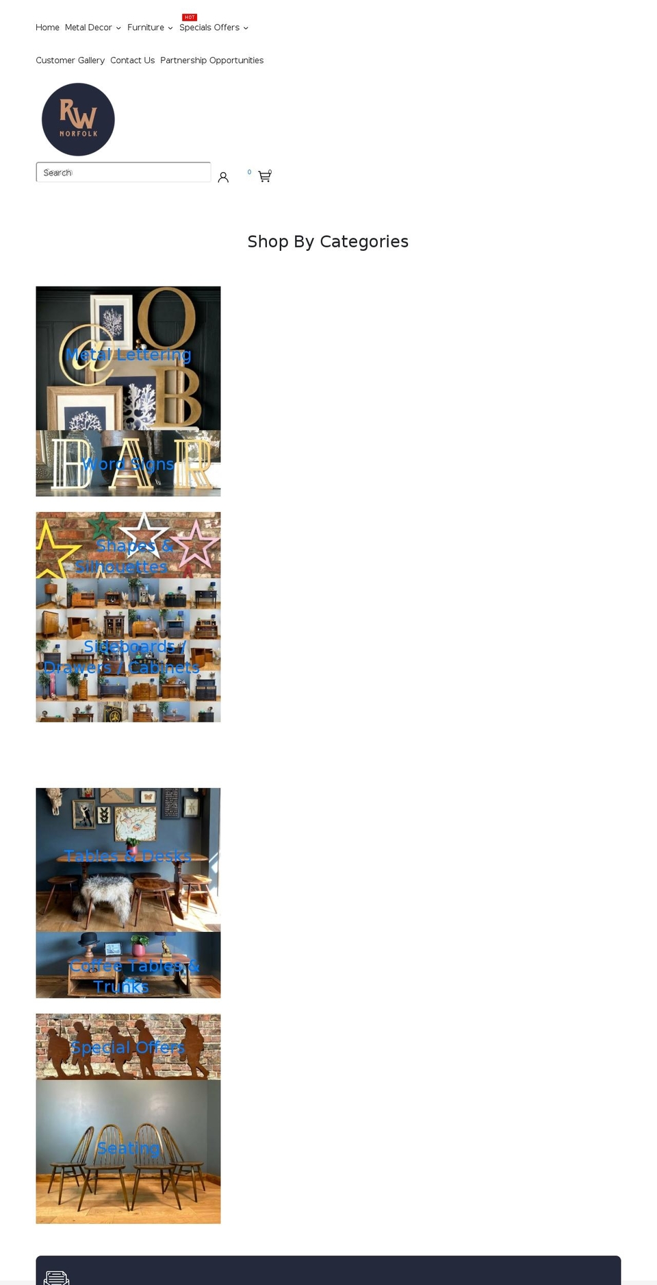 rwnorfolk.com shopify website screenshot