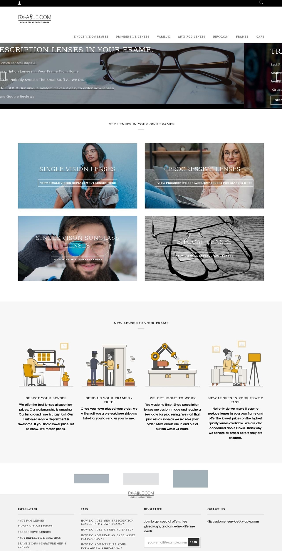 rx-able.com shopify website screenshot