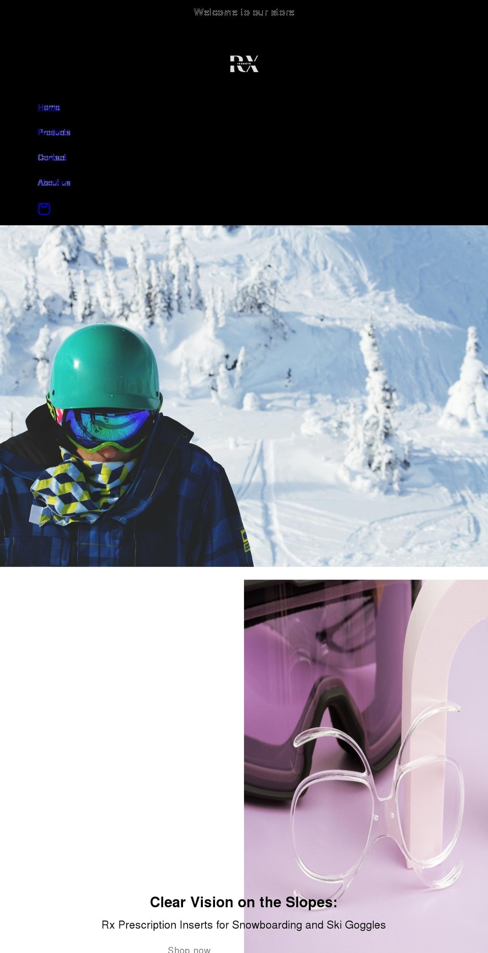 rxinserts.com shopify website screenshot