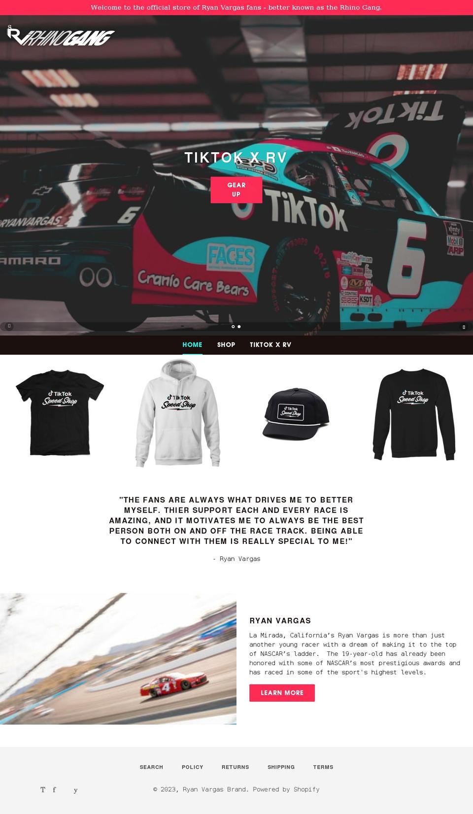 ryan-vargas-brand.myshopify.com shopify website screenshot
