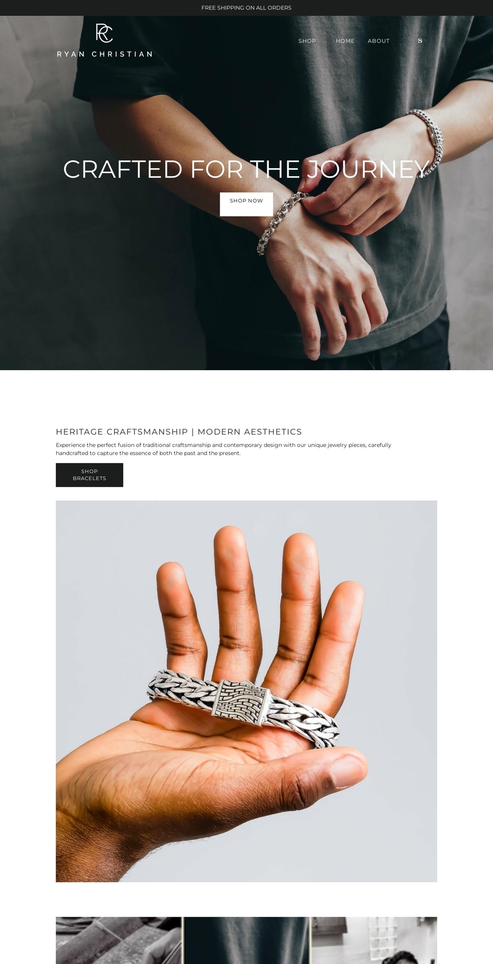 ryanchristianjewelry.com — Shopify storefront screenshot