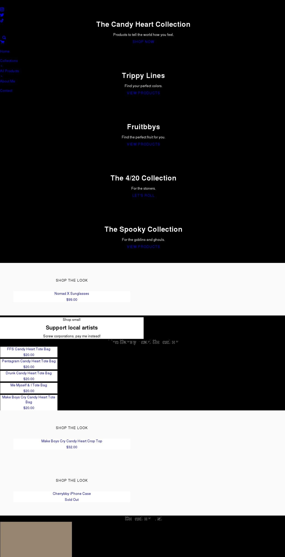 ryanelizabethart.com shopify website screenshot