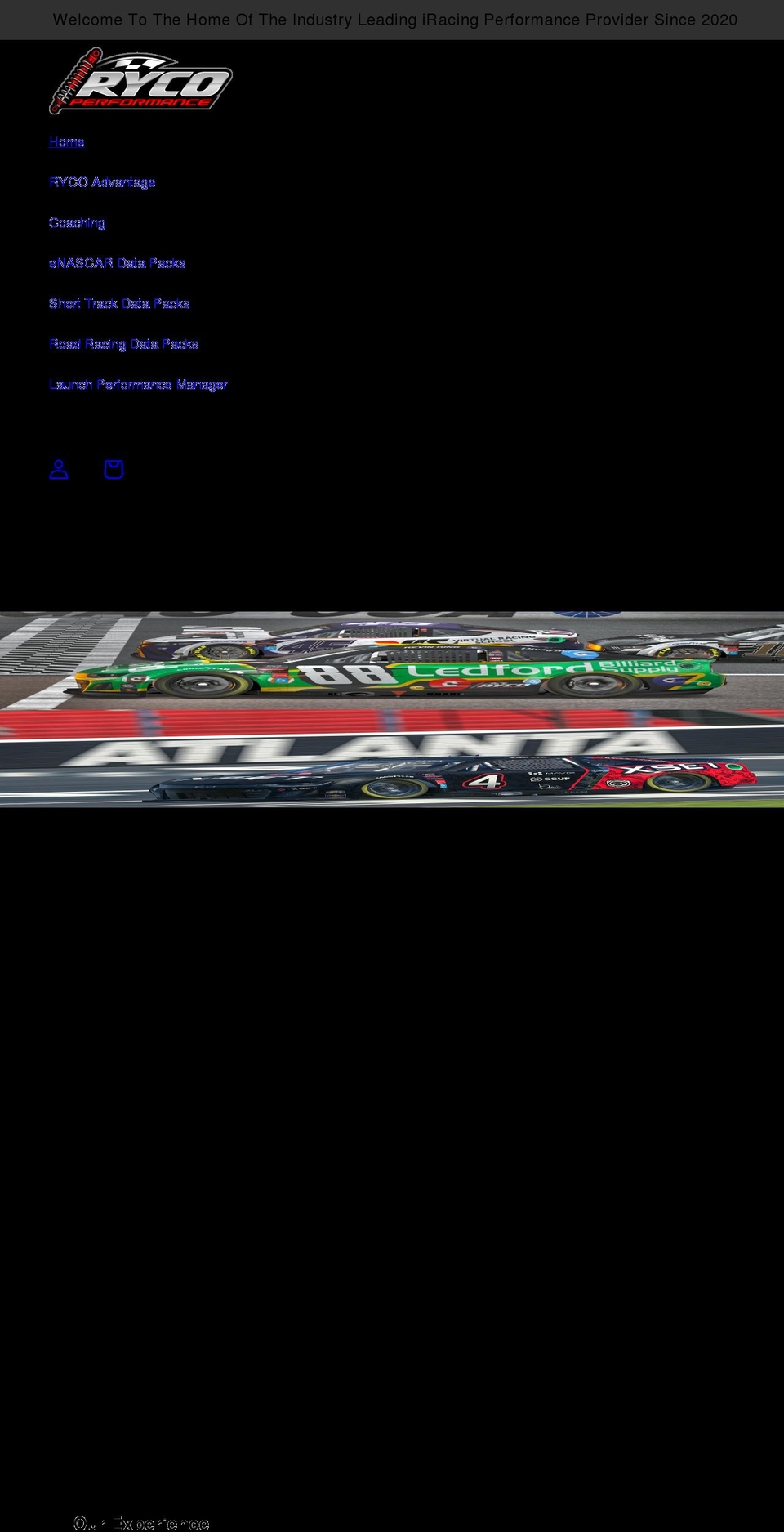 ryco-motorsports.com shopify website screenshot