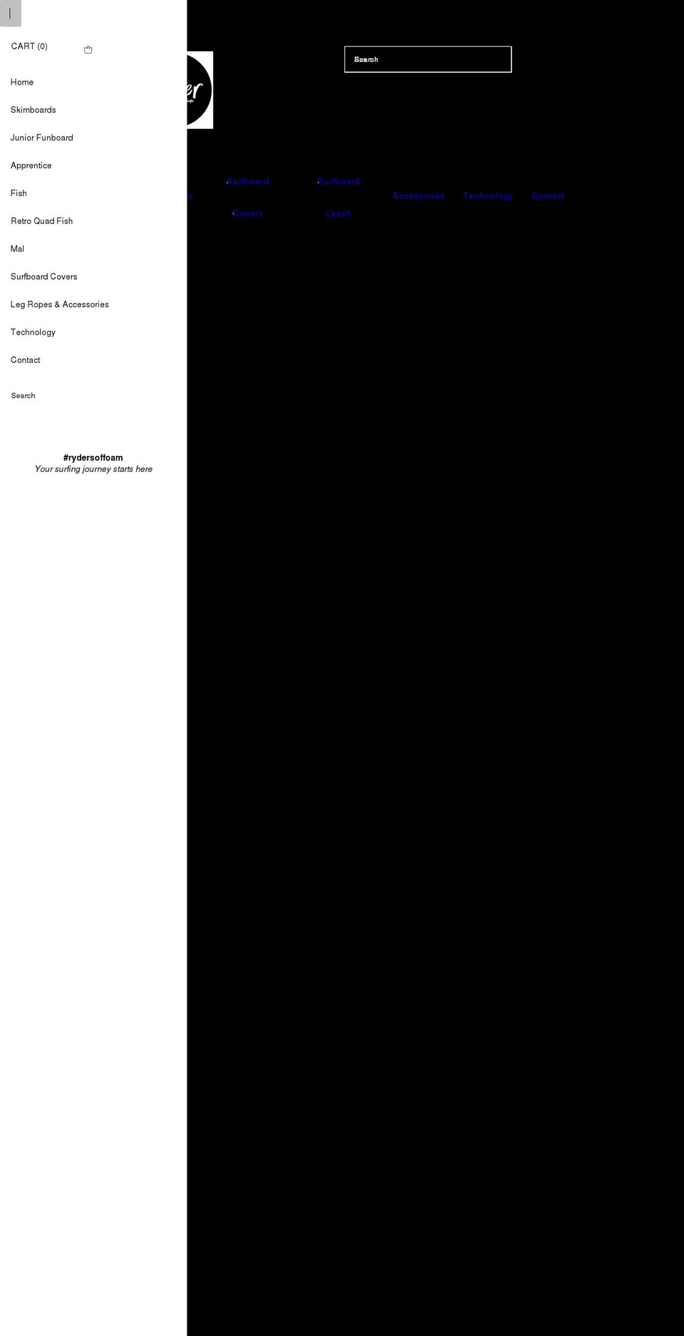 ryderboards.com.au shopify website screenshot