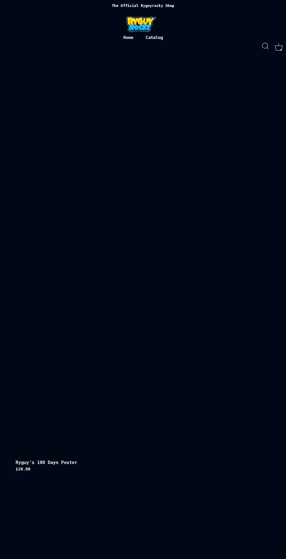 ryguyrocky.com shopify website screenshot