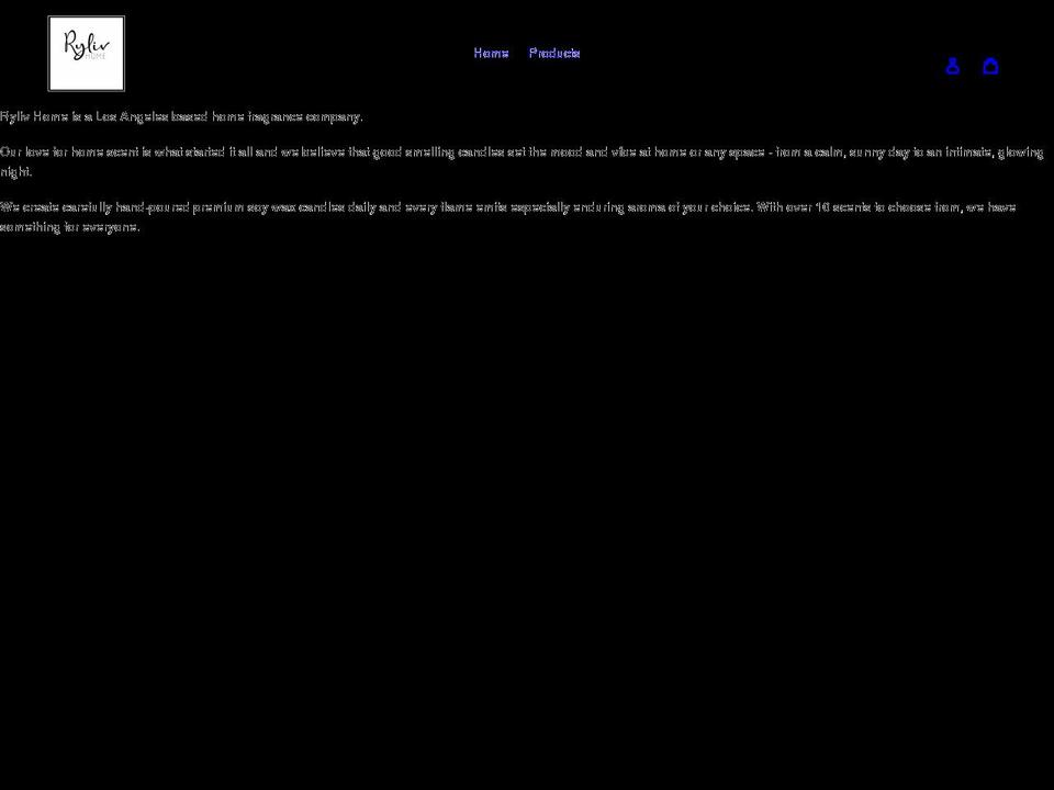 rylivhome.com shopify website screenshot