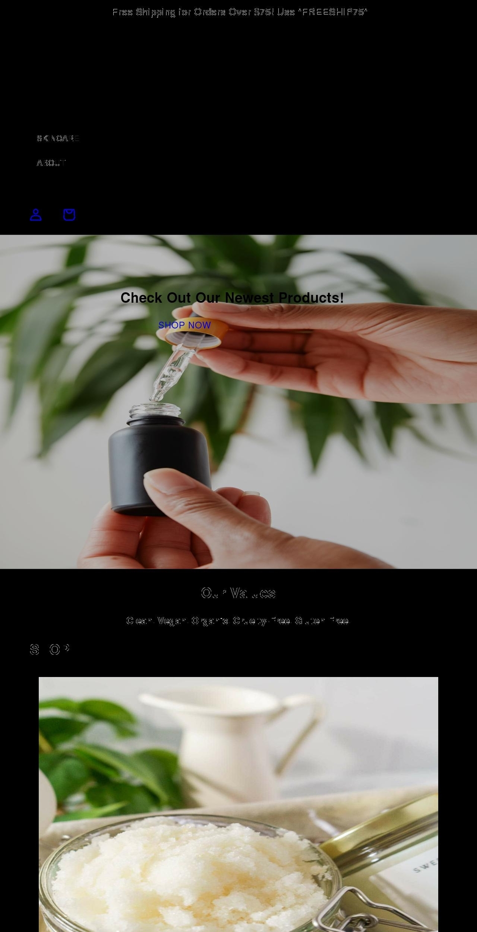 rynalybeauty.com shopify website screenshot