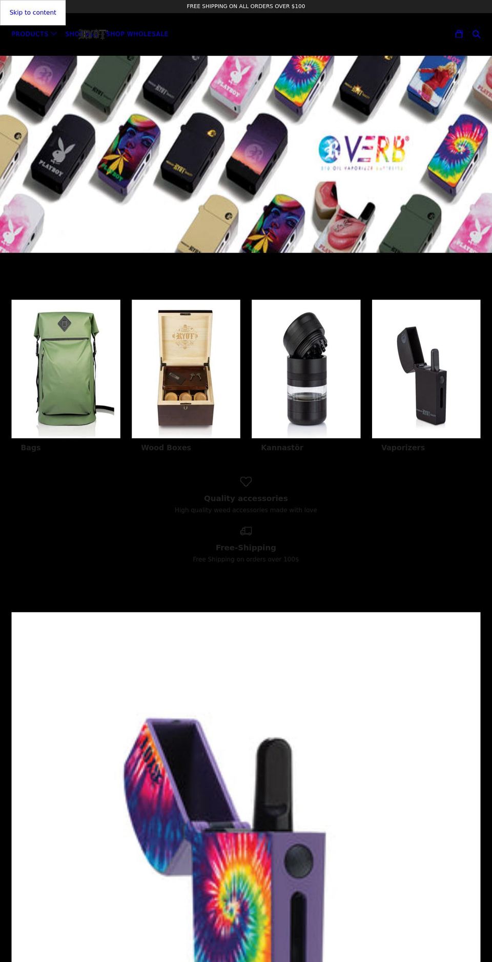 ryot.ca shopify website screenshot