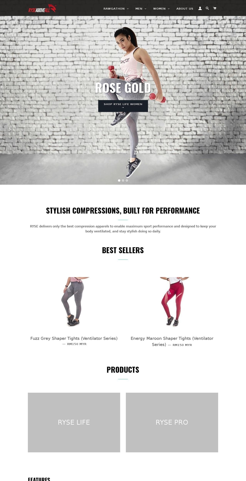 ryse-shopify-theme-w-oswald Shopify theme site example ryseapparel.com