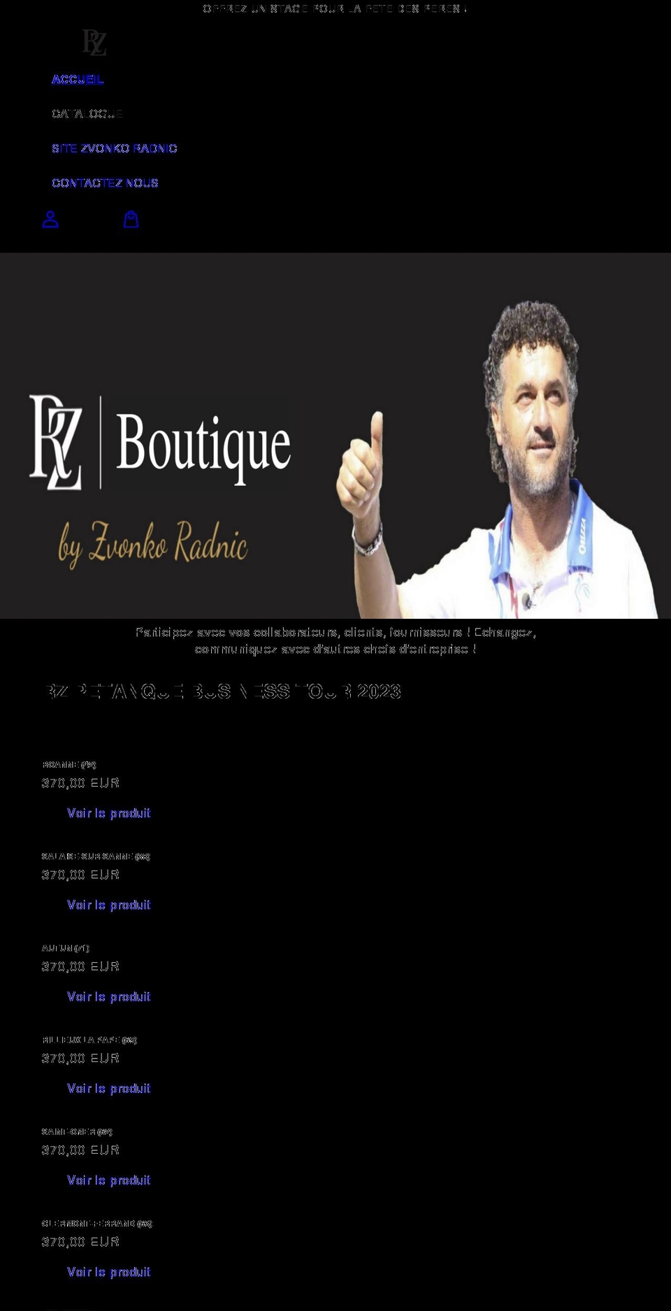 rz-boutique.com shopify website screenshot