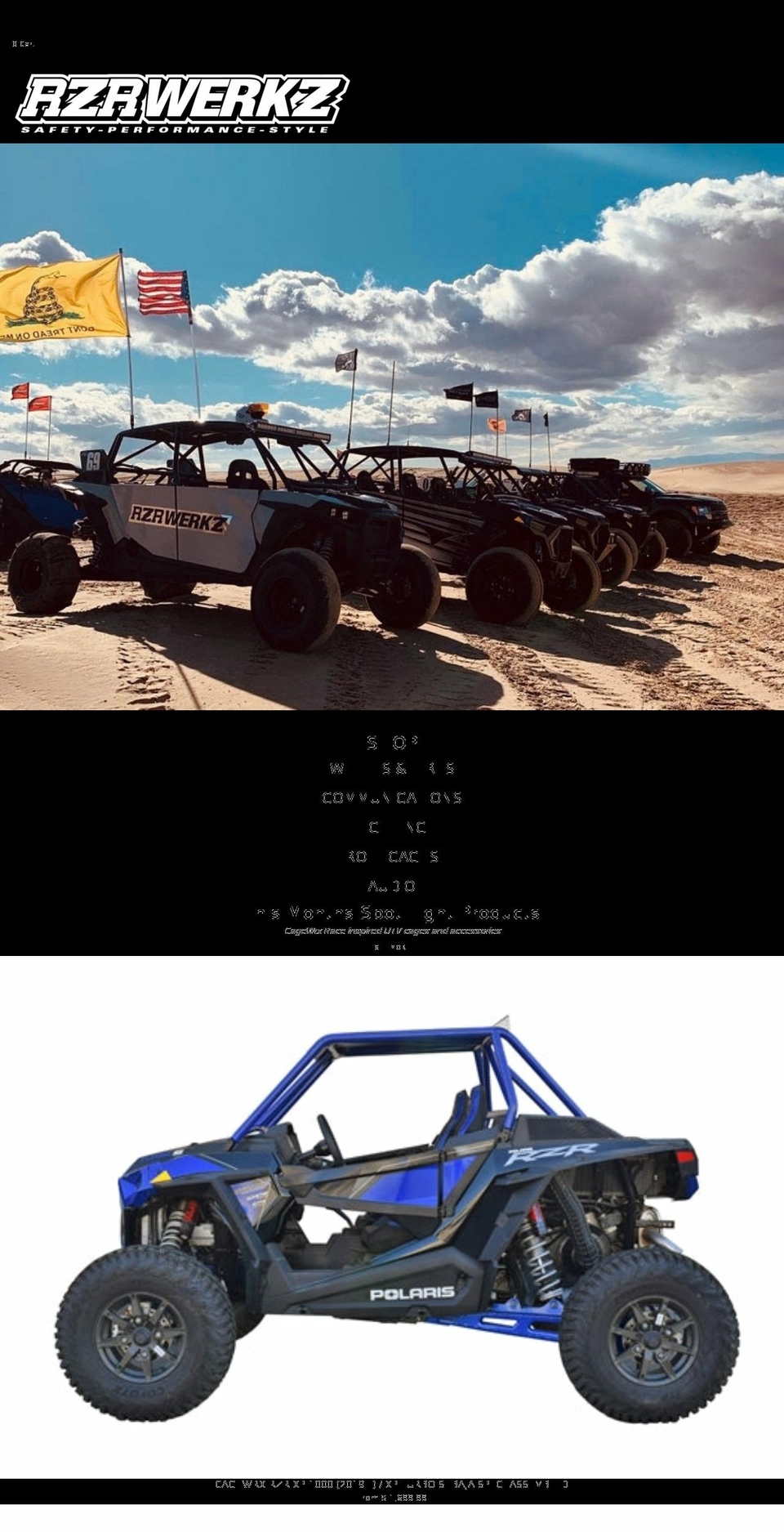 rzrwerks.com shopify website screenshot