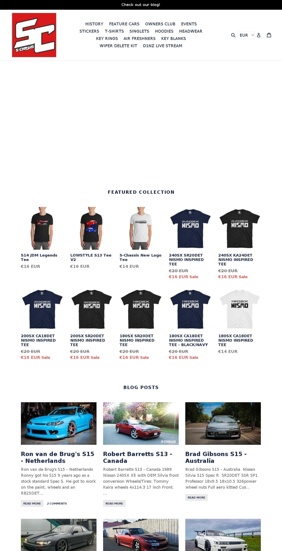 s-chassis.jp shopify website screenshot