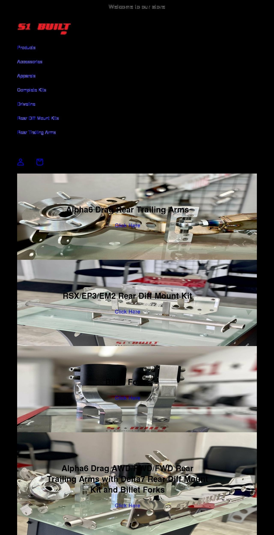 s1built.com shopify website screenshot