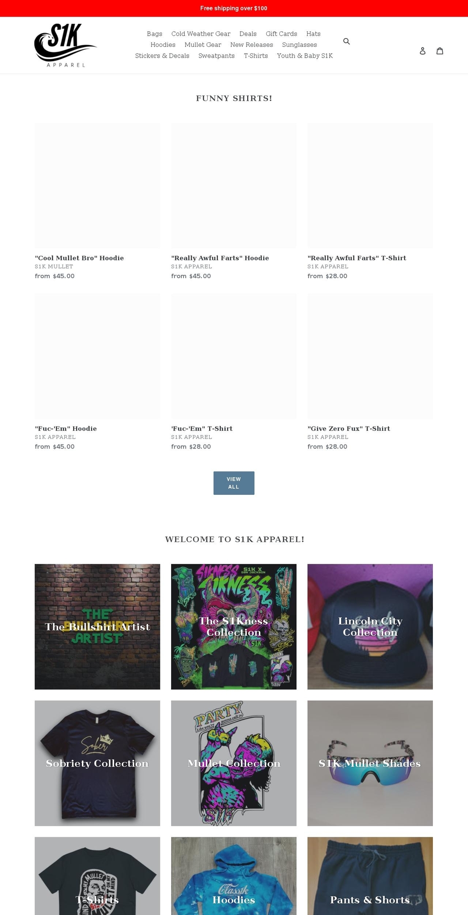 s1k.shop shopify website screenshot