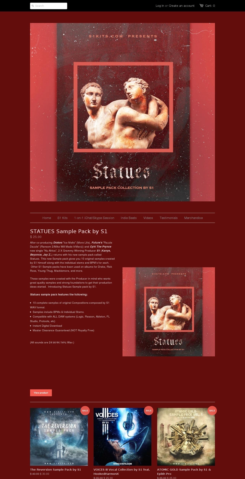 s1kits.com shopify website screenshot