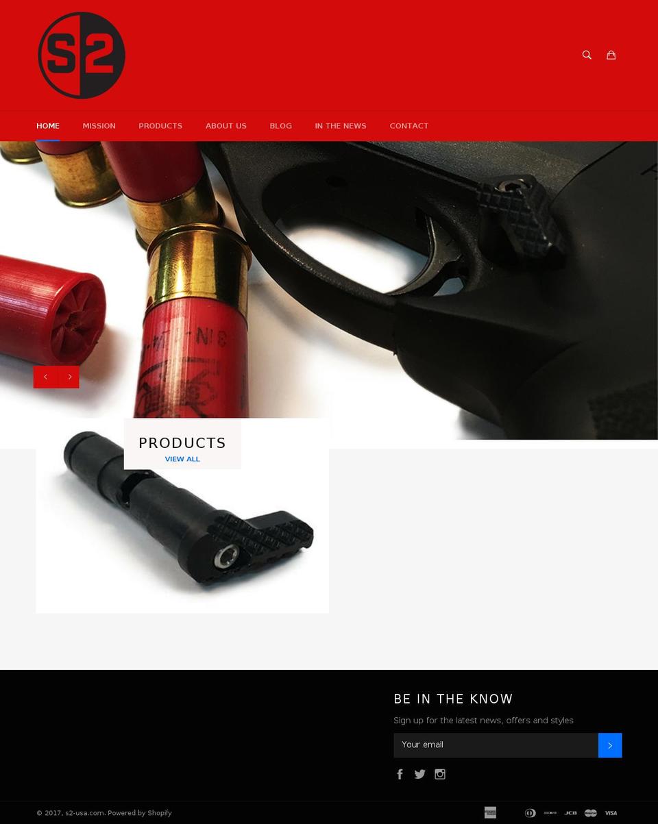 s2-usa.com shopify website screenshot