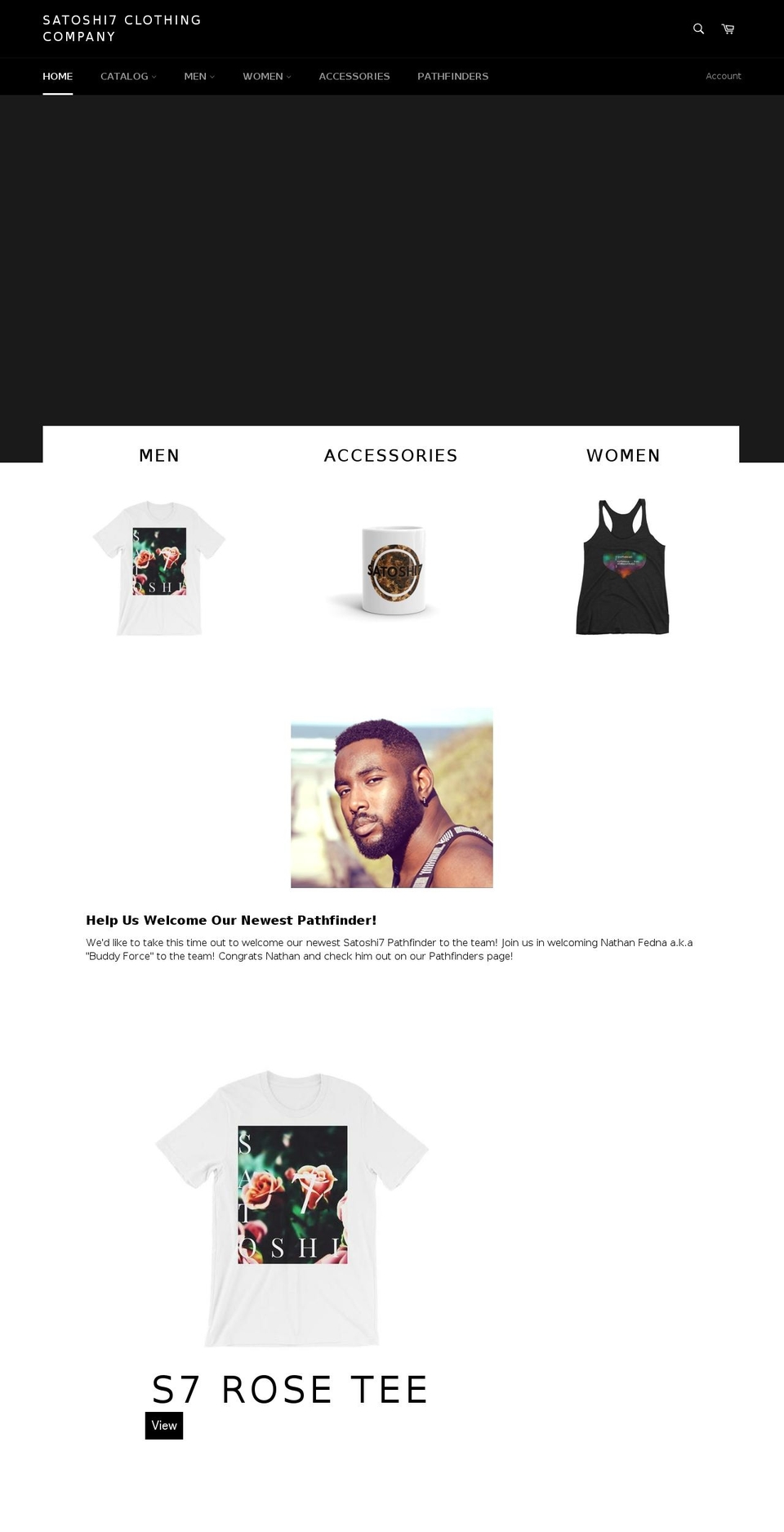 s7clothingcompany.com — Shopify storefront screenshot