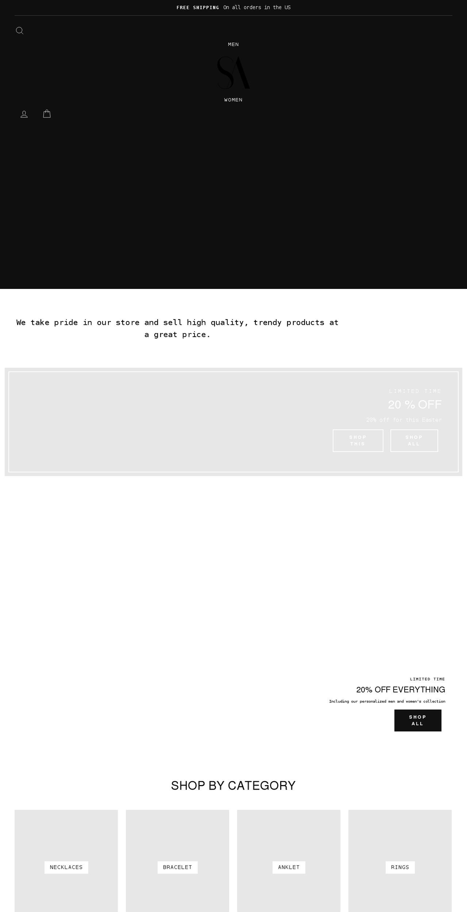 saashco.com shopify website screenshot