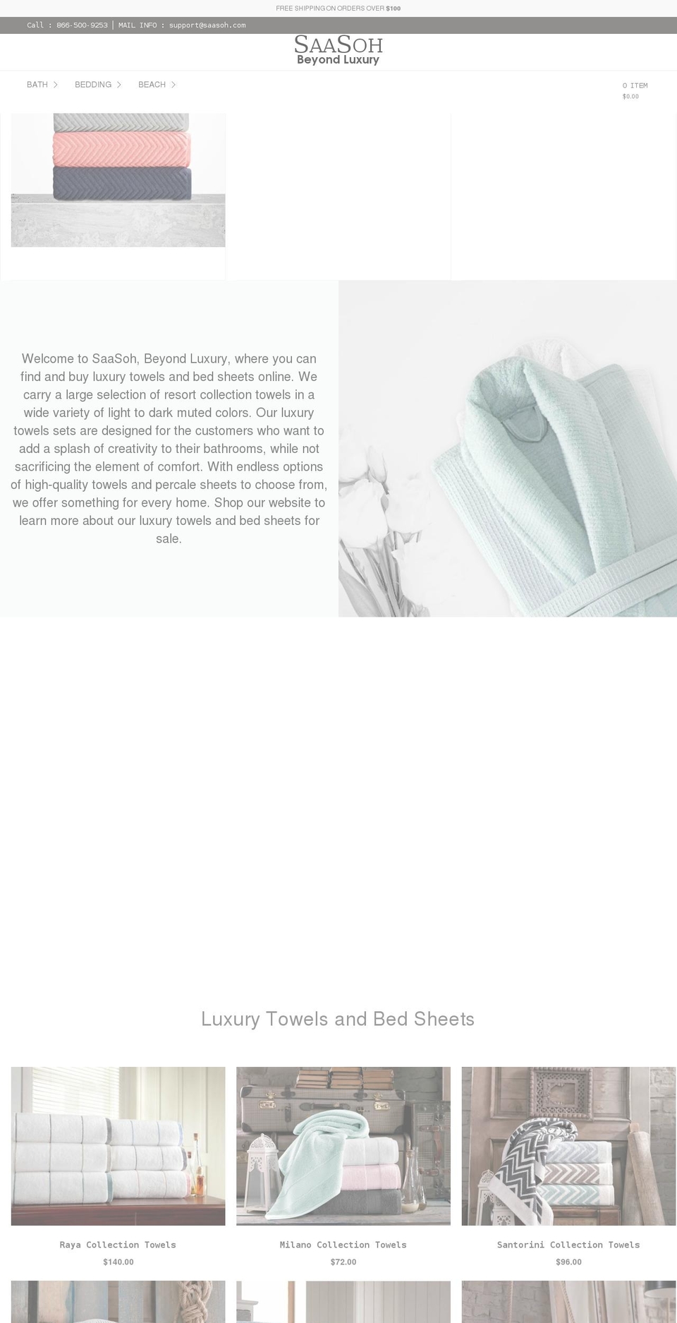 saasoh.com shopify website screenshot
