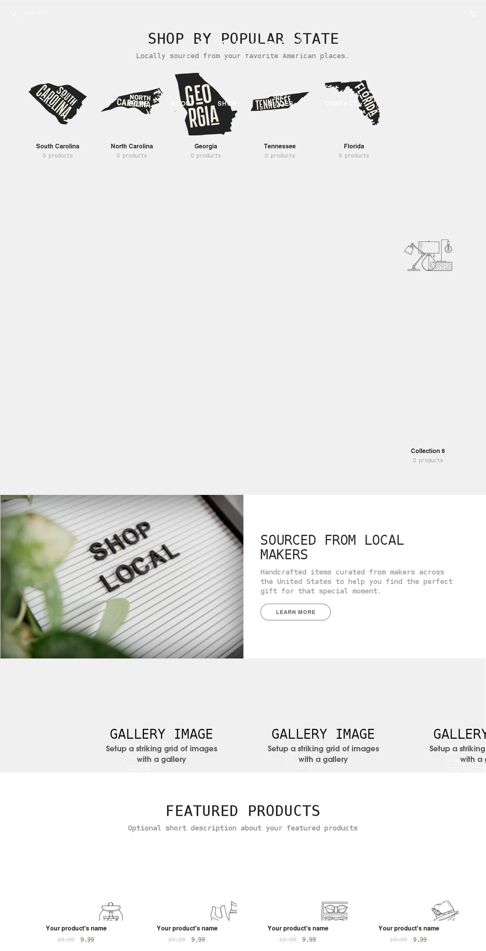sabalandco.com shopify website screenshot