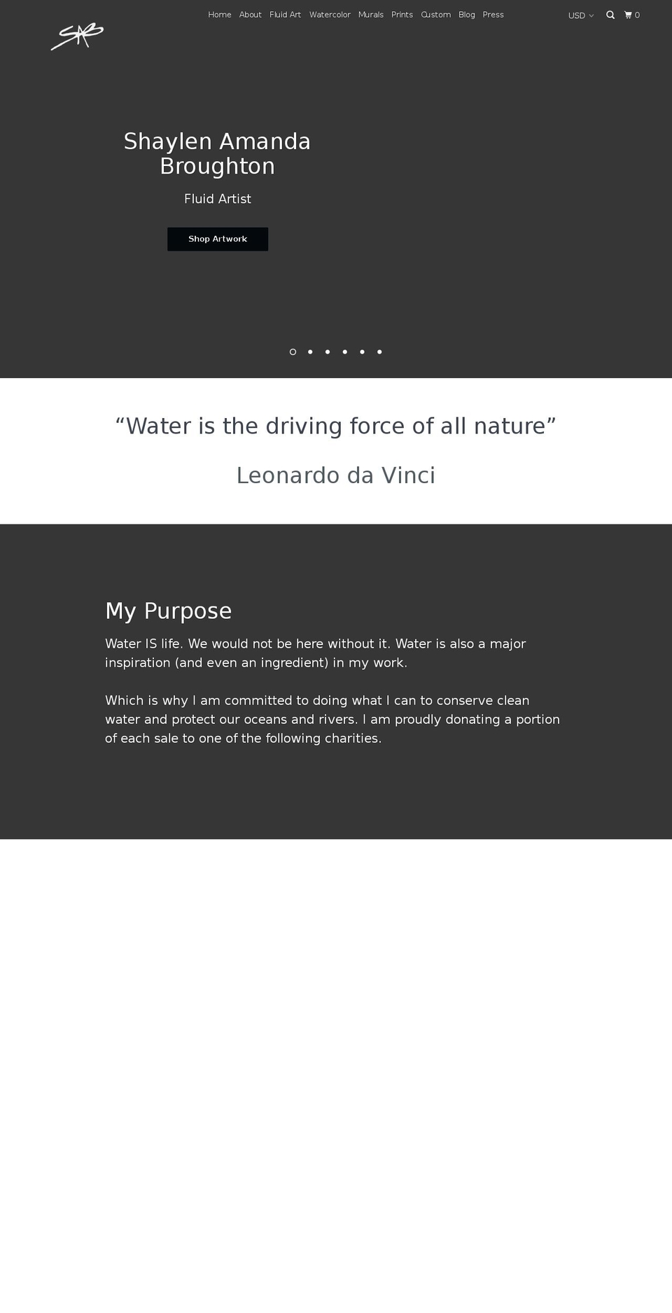 sabartstudio.com shopify website screenshot