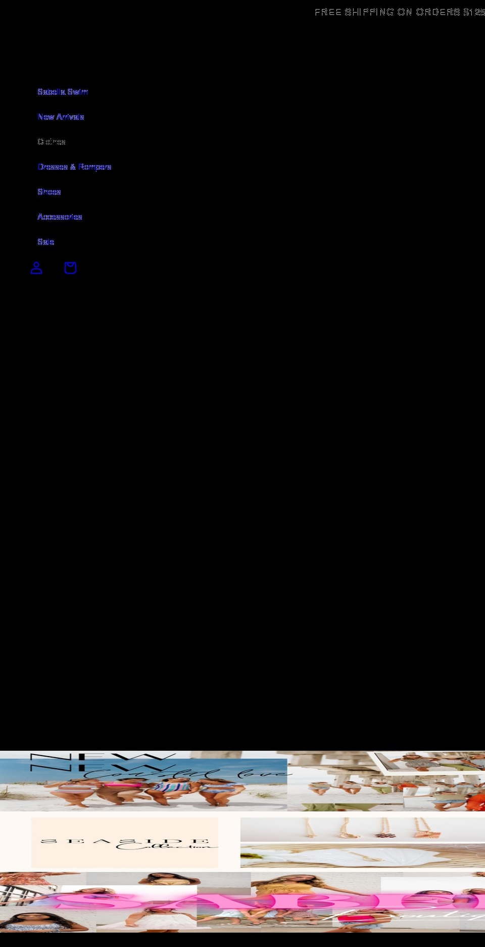 sabellaboutique.com shopify website screenshot