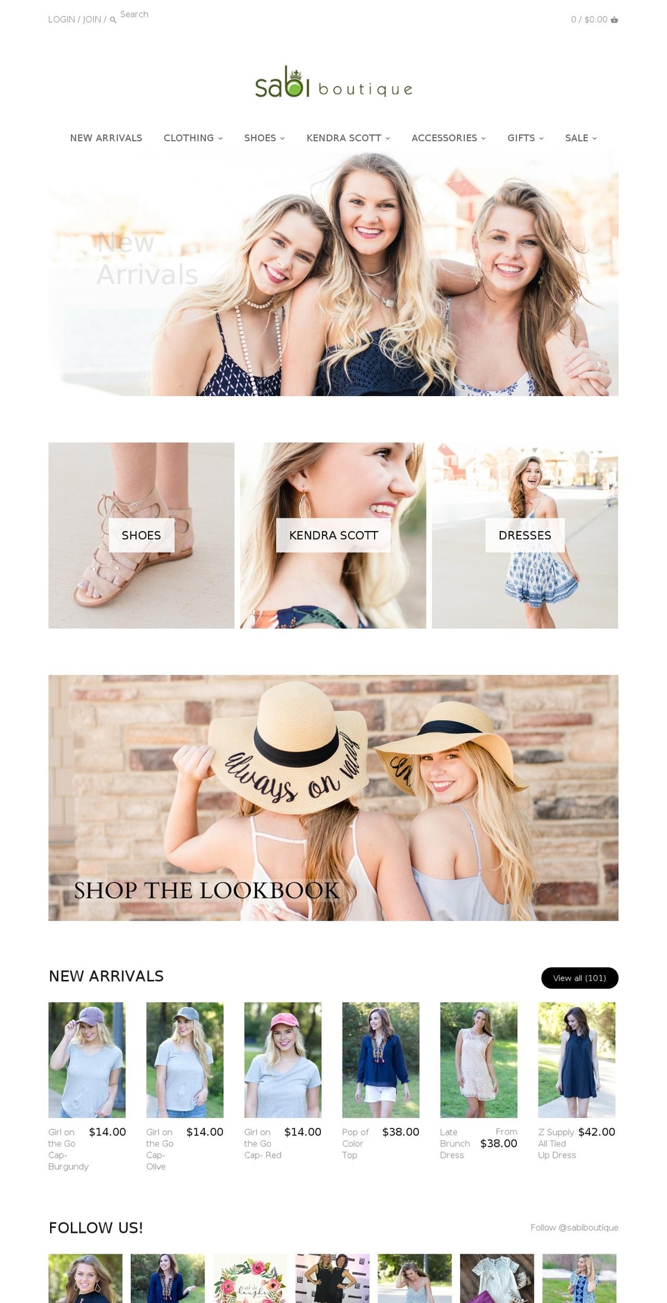 sabiboutique.com shopify website screenshot