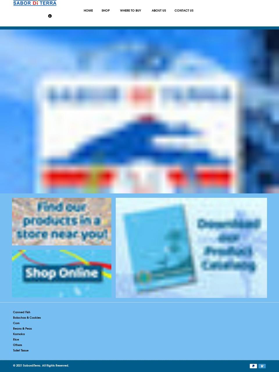 saborditerra.com shopify website screenshot