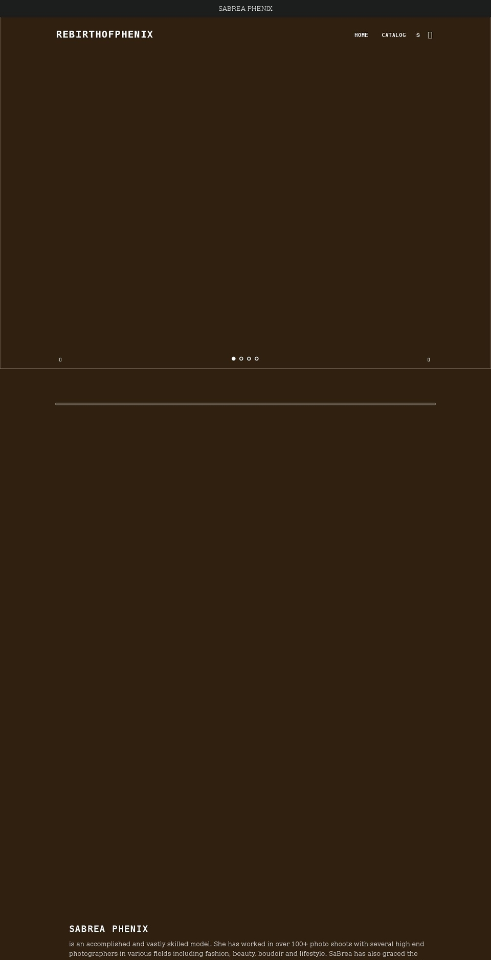 sabreaphenix.com shopify website screenshot