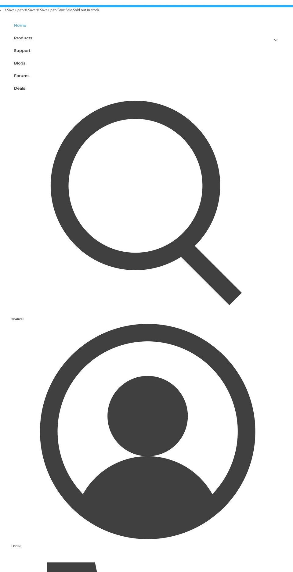 sabrent.com shopify website screenshot