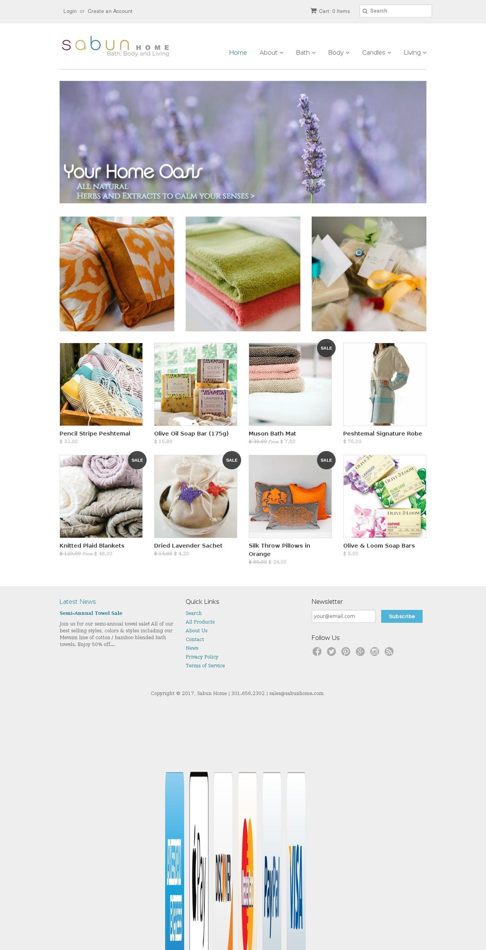 sabunhome.com shopify website screenshot