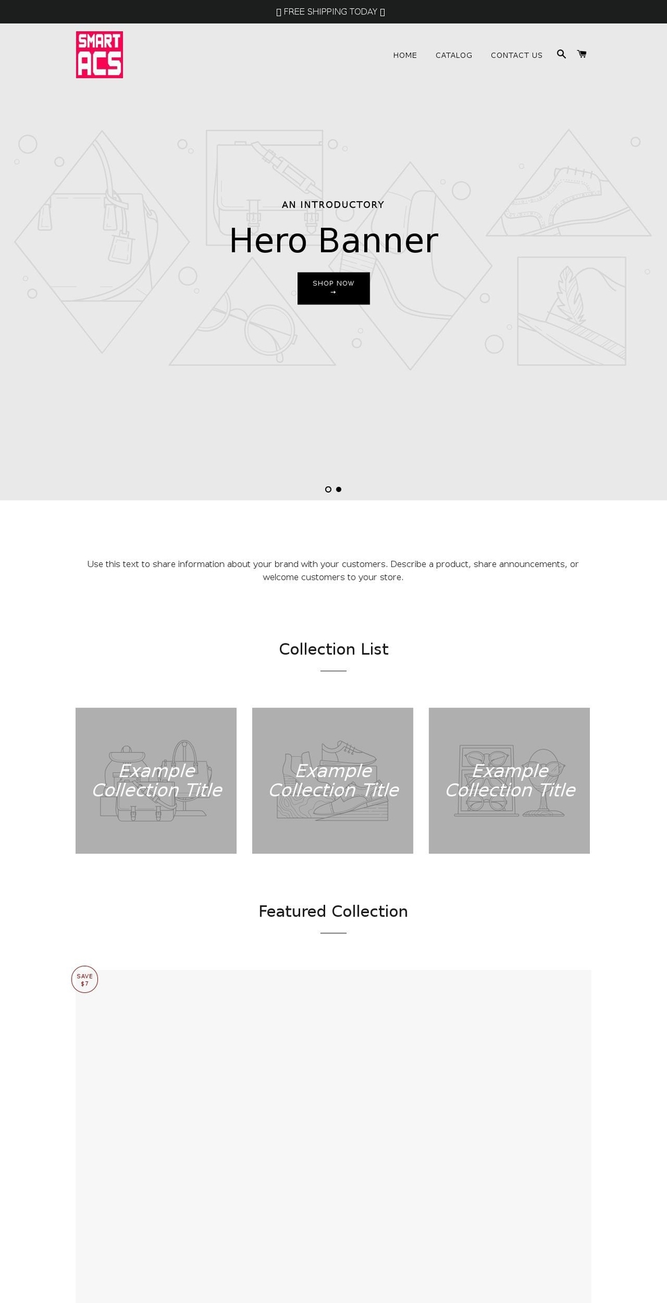 saccessory.com — Shopify storefront screenshot