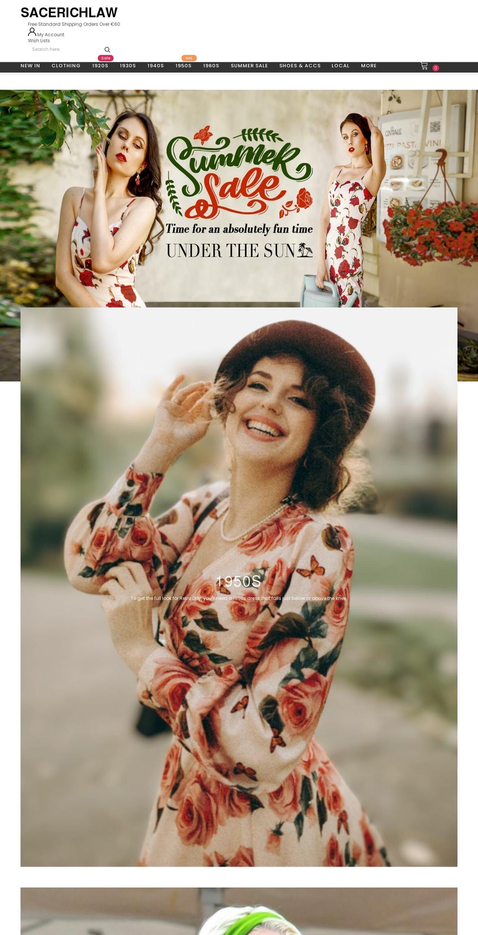 已添加页产品推荐 购物车包邮提示可优惠金额 Shopify theme site example sacerichlaw.com