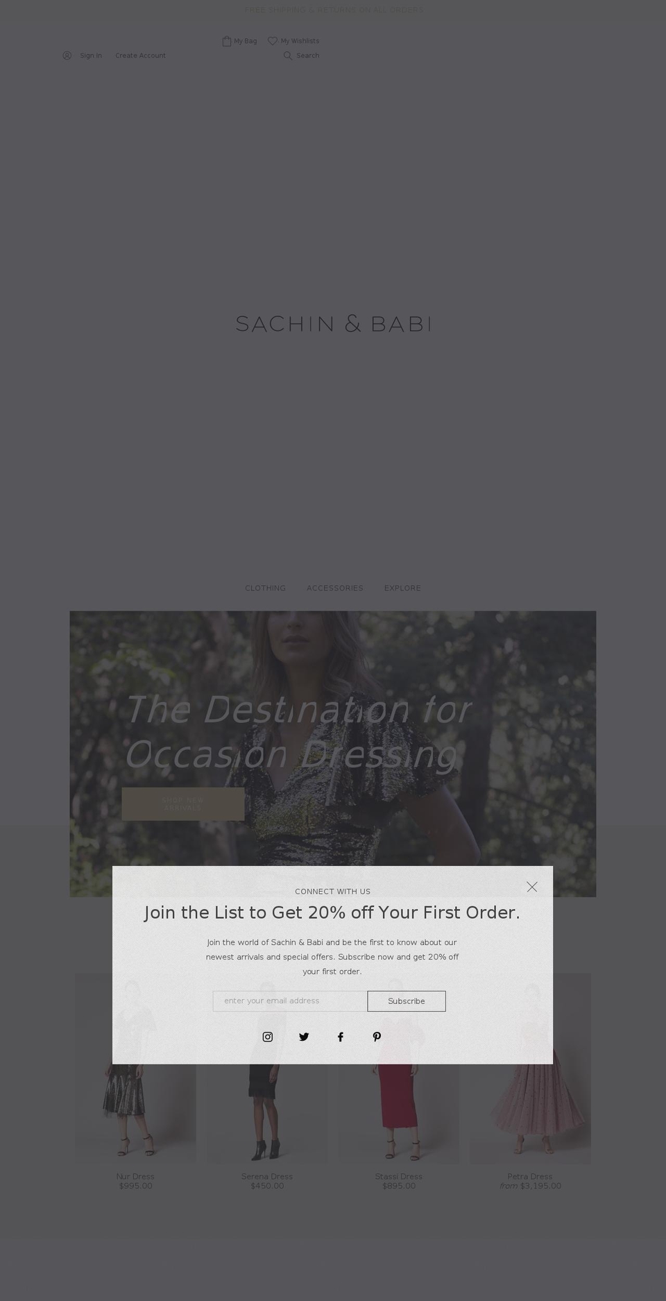 The Charles' theme Shopify theme site example sachinbabi.com