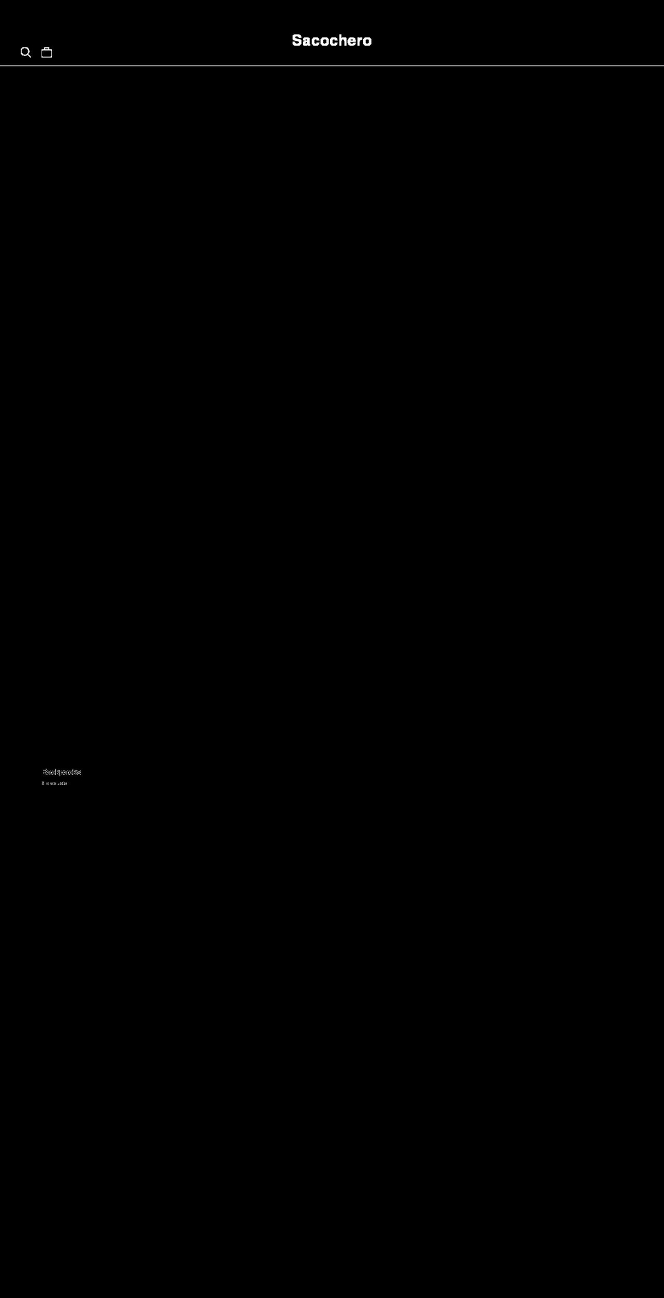 sacochero.com shopify website screenshot