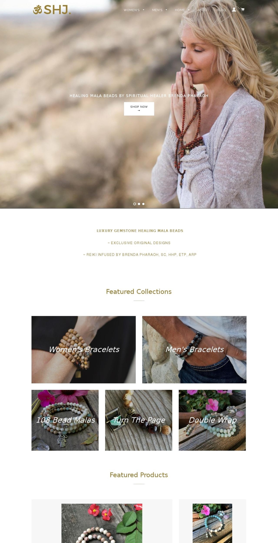 sacredhealthjewelry.com shopify website screenshot