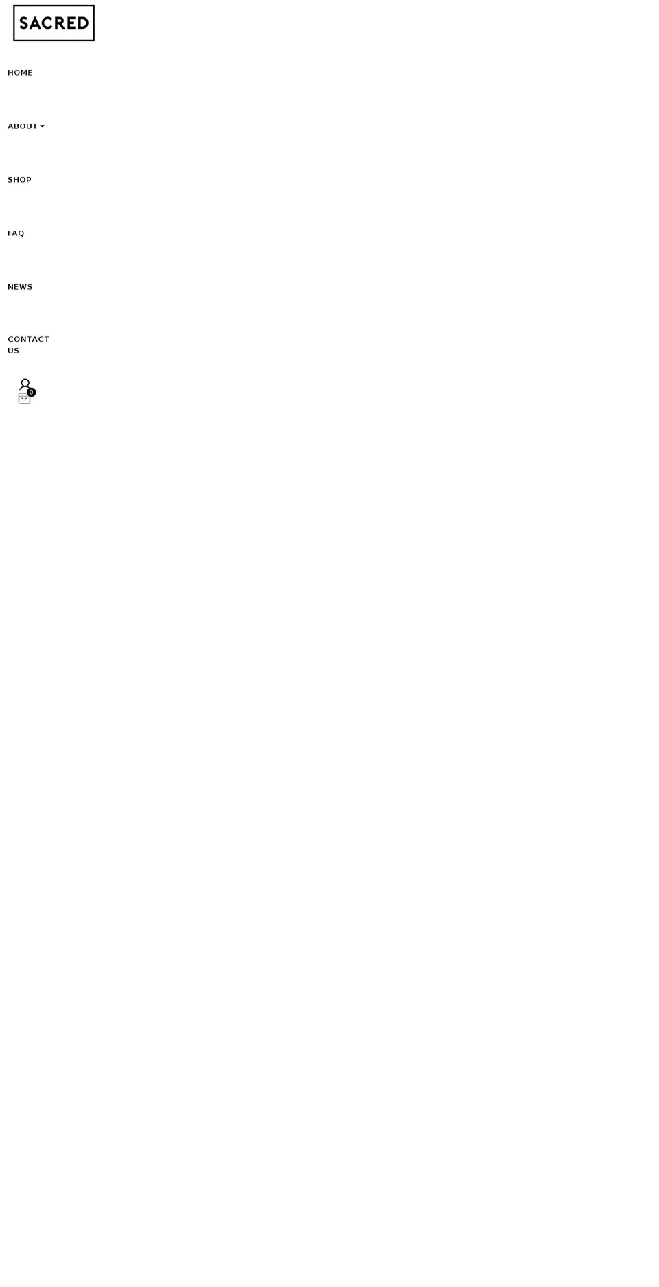 sacredyogashop.com shopify website screenshot