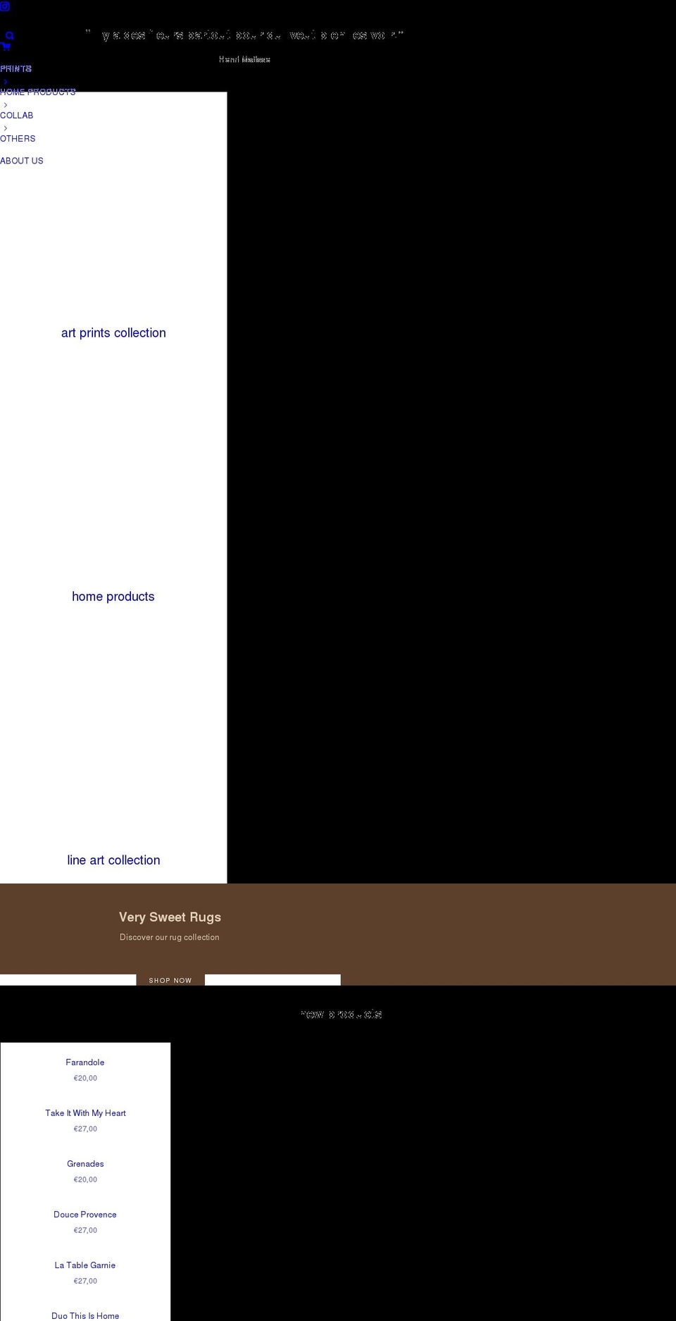 sacreefrangine.com shopify website screenshot