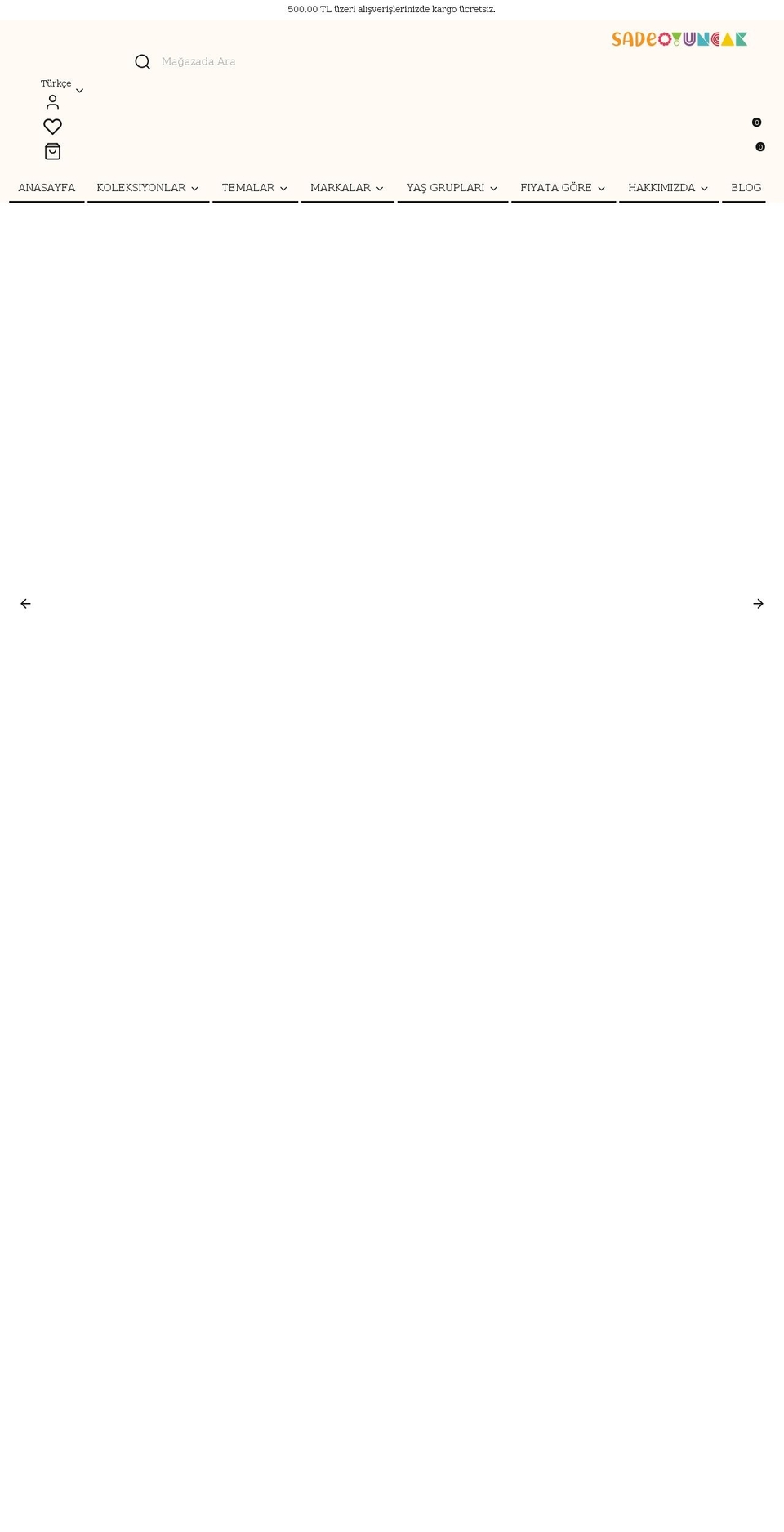 sadeoyuncak.com — Shopify storefront screenshot