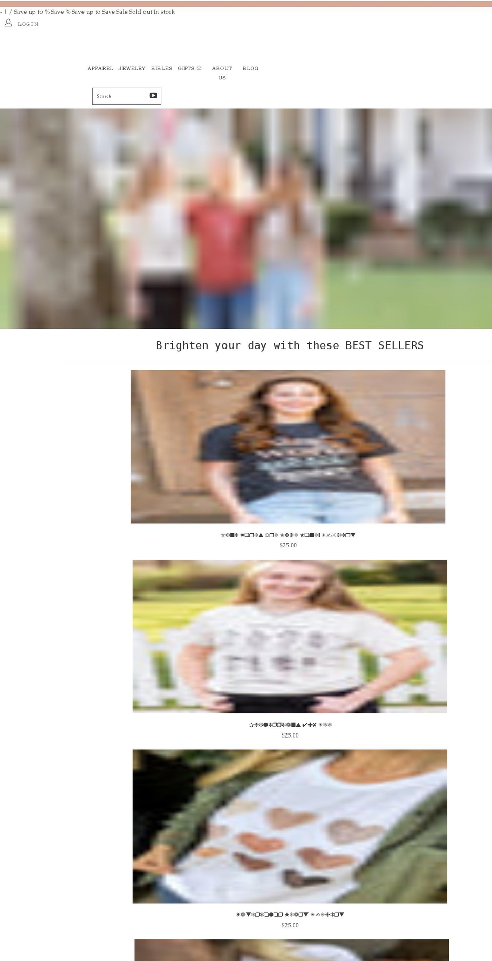 sadieandjane.com shopify website screenshot