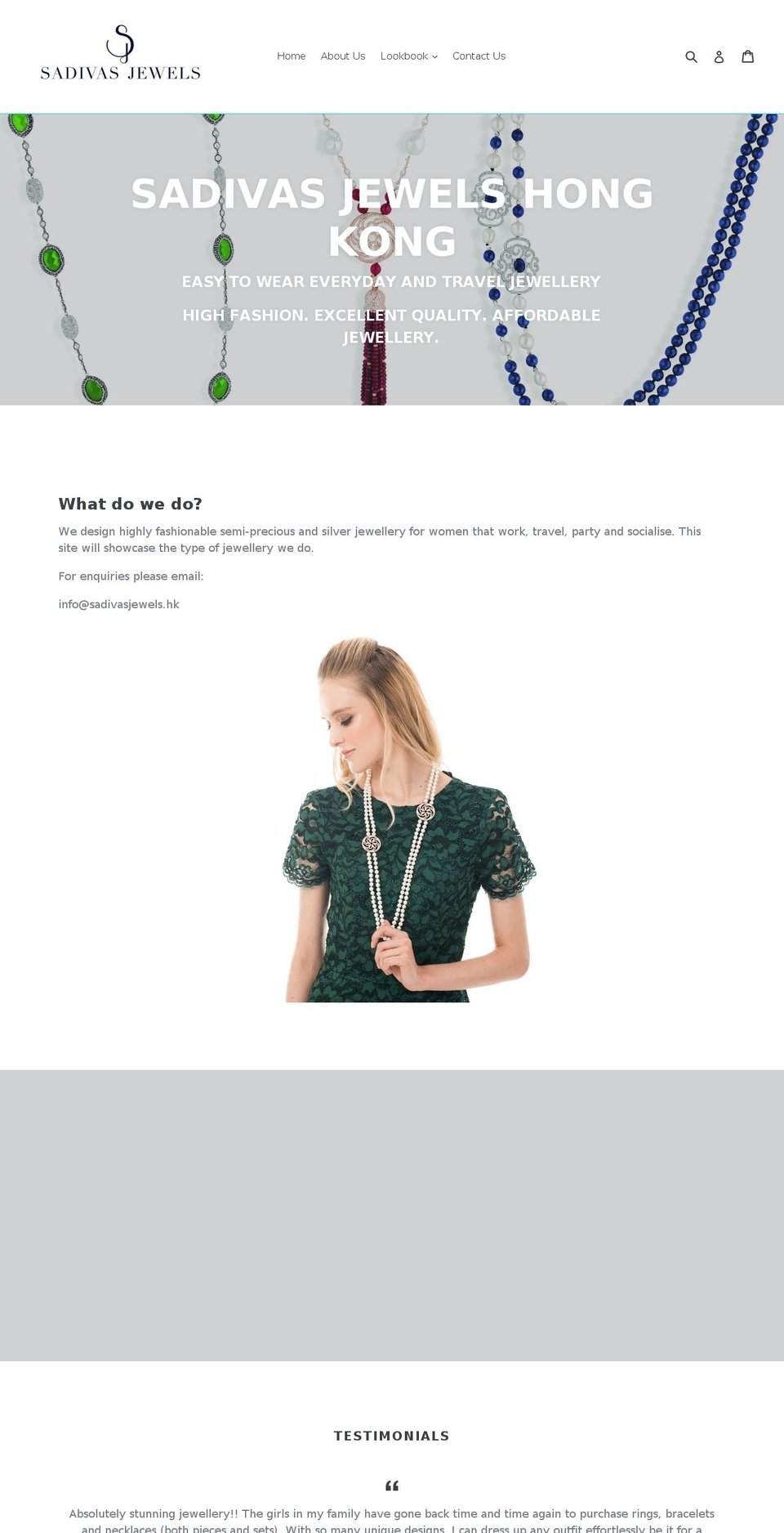 sadivas-jewels.com — Shopify storefront screenshot