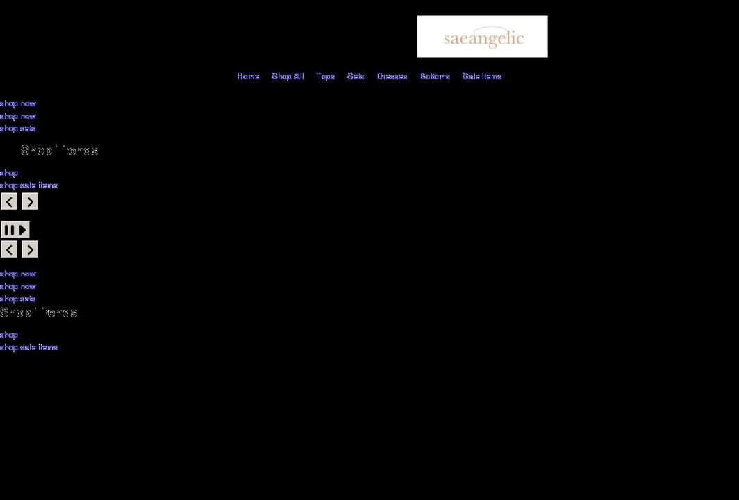 saeangelic.com shopify website screenshot