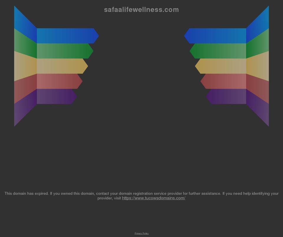 safaalifewellness.com shopify website screenshot