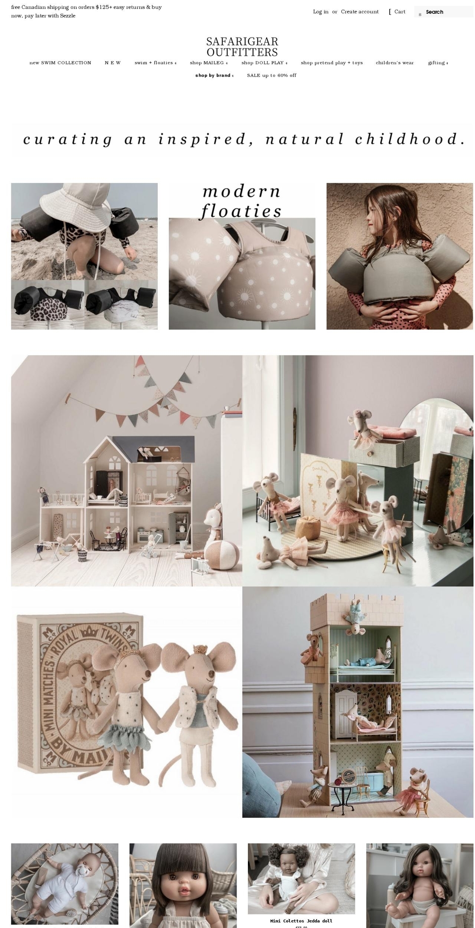 safarigearoutfitters.com shopify website screenshot