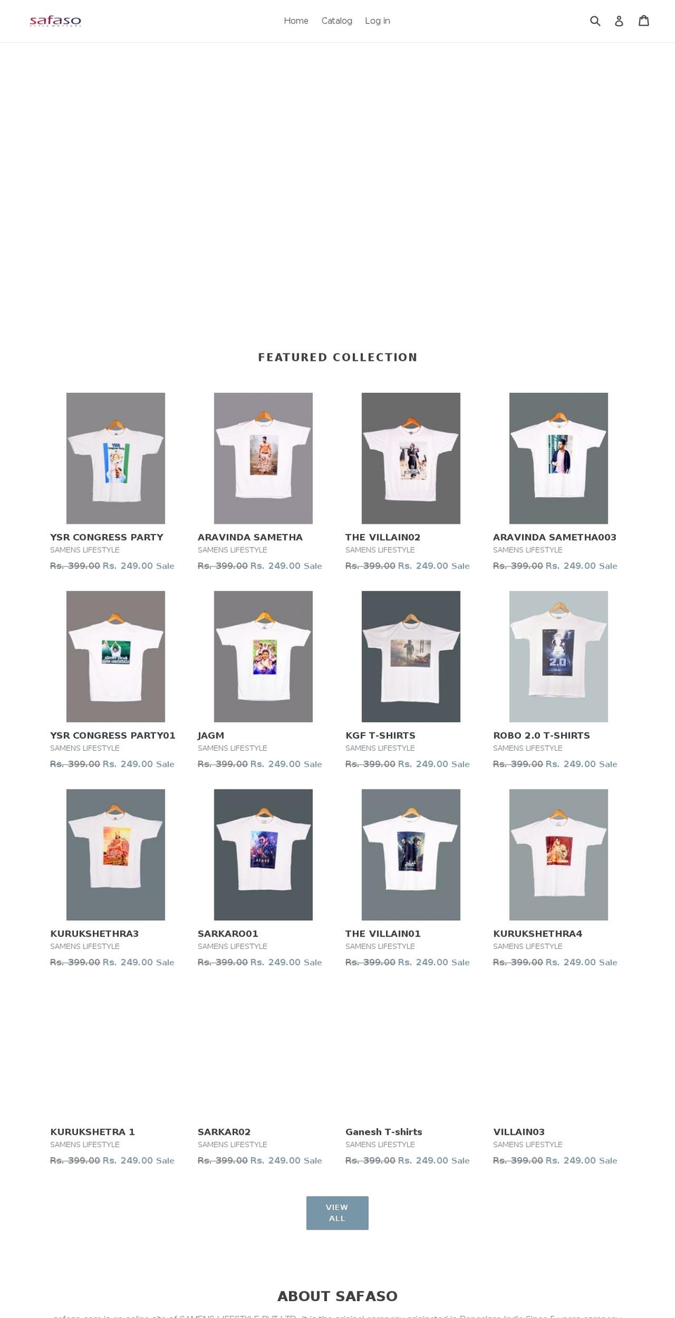 safaso.com — Shopify storefront screenshot