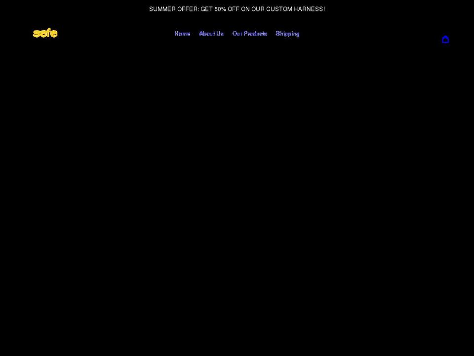 safe-pup.com shopify website screenshot